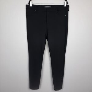 Liverpool Solid Black High Rise Skinny Ponte Pants size 16